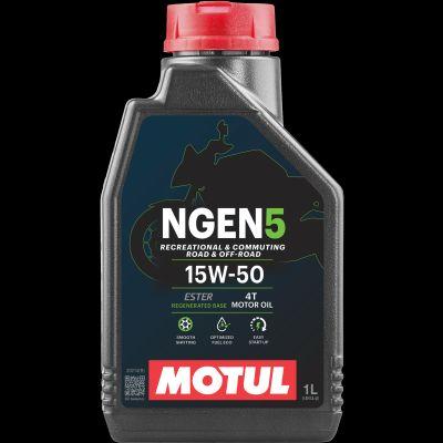 Ulei de motor pentru motociclete MOTUL NGEN 5 15W-50 4T - Flacon de 1 litru